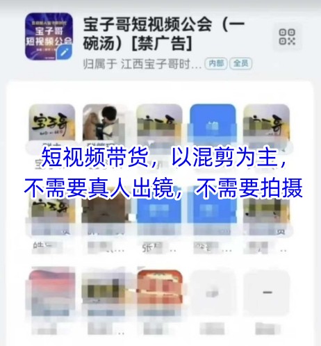 宝子哥头部团队：短视频带货，以混剪为主，不需要真人出镜，不需要拍摄（4月课程）-AI创作学习-提示词应用-短视频玩法超体AI酒吧