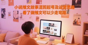 小说推文：故事混剪起号及运营思路-AI创作学习-提示词应用-短视频玩法超体AI酒吧