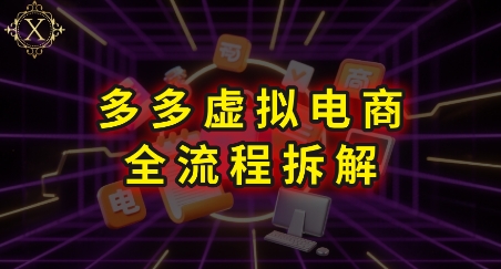 拼多多虚拟电商全流程拆解，深度学习-AI创作学习-提示词应用-短视频玩法超体AI酒吧