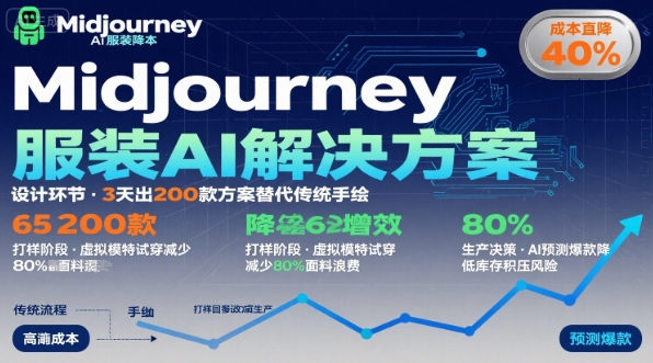 AI在服装领域的运用，使用midjourney做服装辅助企业降低成本-AI创作学习-提示词应用-短视频玩法超体AI酒吧