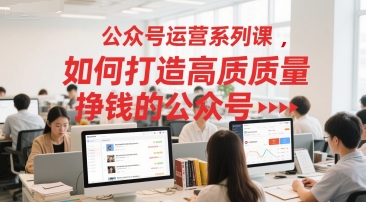 公众号运营系列课，账号搭建与认证选择，爆款文章六大要素解析、如何打造高质量挣钱的公众号-AI创作学习-提示词应用-短视频玩法超体AI酒吧
