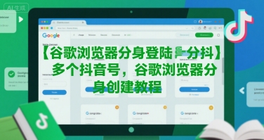 谷歌浏览器：分身登陆多个账号，谷歌浏览器分身创建教程-AI创作学习-提示词应用-短视频玩法超体AI酒吧