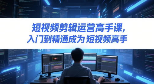 短视频剪辑运营高手课，入门到精通成为短视频高手，手机技巧与剪映应用，实现高效创作变现-AI创作学习-提示词应用-短视频玩法超体AI酒吧