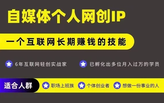 网创类公众号项目，自媒体个人网创IP，强IP强变现，操作一辈子-AI创作学习-提示词应用-短视频玩法超体AI酒吧