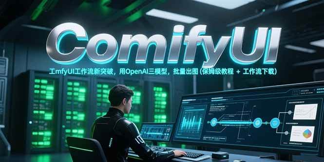 ComfyUI工作流新突破，用OpenAI三模型，批量出图(保姆级教程+工作流下载)-AI创作学习-提示词应用-短视频玩法超体AI酒吧